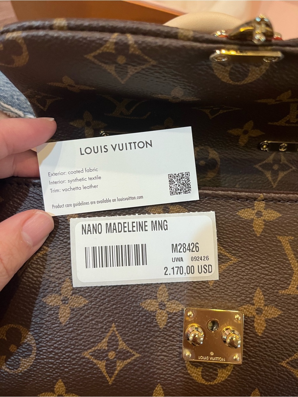 Louis Vuitton Brand New Monogram Madeleine Nano Handbag - Picture 6 of 8